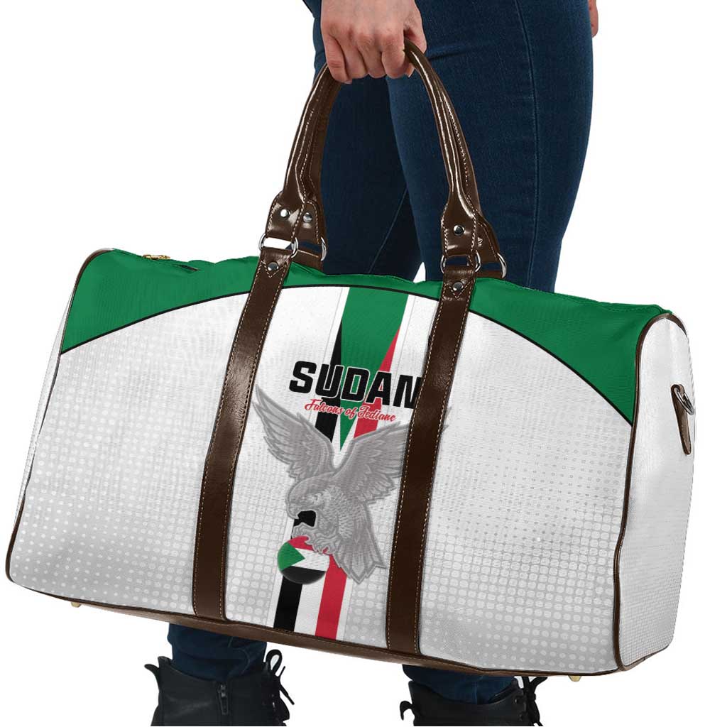 Sudan Football Travel Bag Go Champions Falcons of Jediane - Wonder Print Shop
