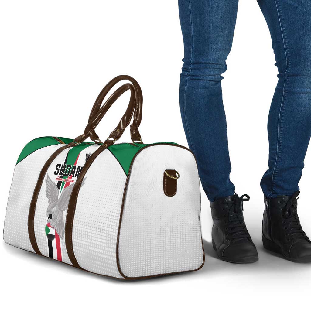 Sudan Football Travel Bag Go Champions Falcons of Jediane - Wonder Print Shop