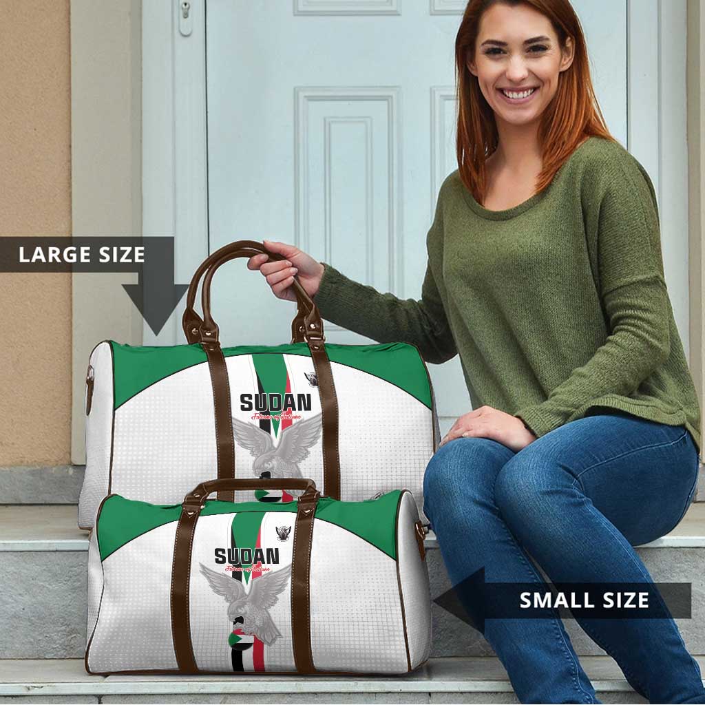 Sudan Football Travel Bag Go Champions Falcons of Jediane - Wonder Print Shop