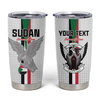 Custom Sudan Football Tumbler Cup Go Champions Falcons of Jediane - Wonder Print Shop