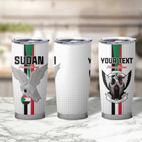 Custom Sudan Football Tumbler Cup Go Champions Falcons of Jediane - Wonder Print Shop