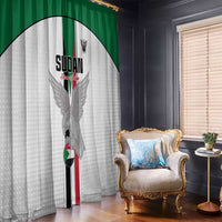 Sudan Football Window Curtain Go Champions Falcons of Jediane - Wonder Print Shop