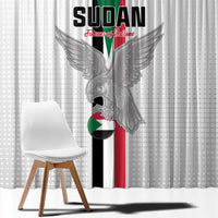 Sudan Football Window Curtain Go Champions Falcons of Jediane - Wonder Print Shop