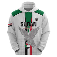 Custom Sudan Football Zip Hoodie Go Champions Falcons of Jediane - Wonder Print Shop