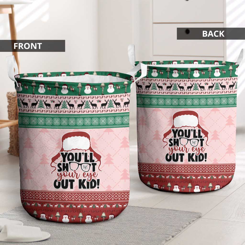 Christmas Story Laundry Basket You'll Shoot Your Eye Out - Wonder Print Shop