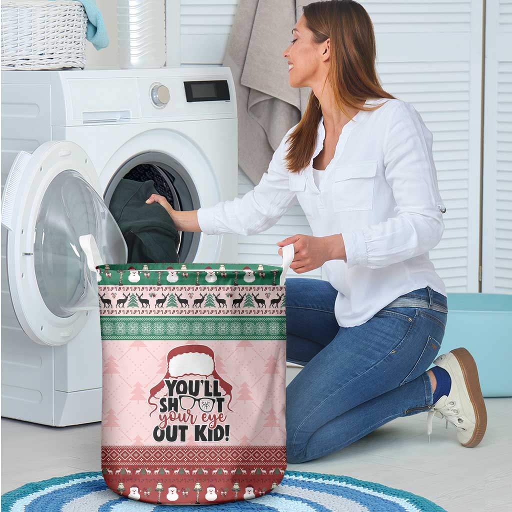 Christmas Story Laundry Basket You'll Shoot Your Eye Out - Wonder Print Shop
