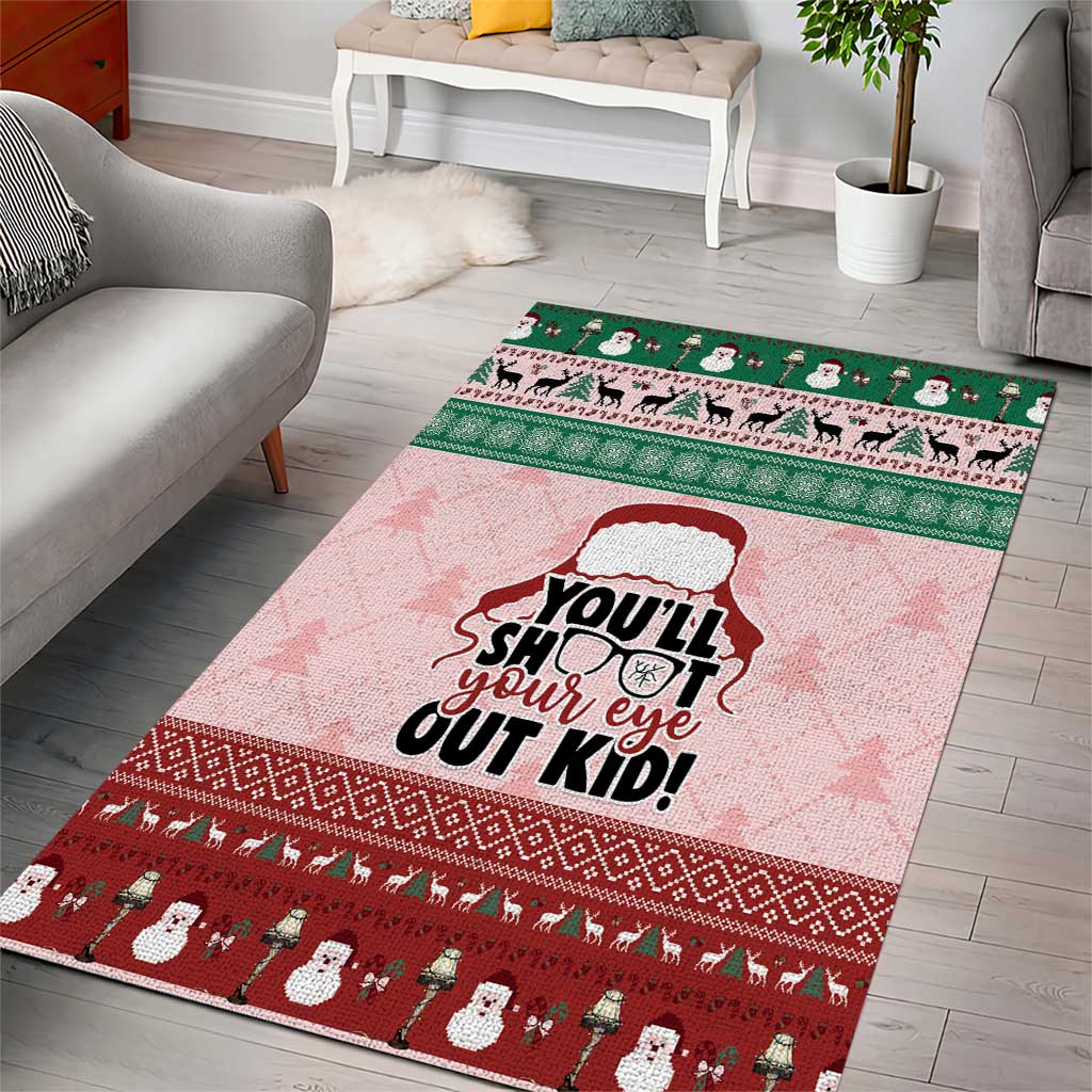Christmas Story Area Rug You'll Shoot Your Eye Out - Wonder Print Shop