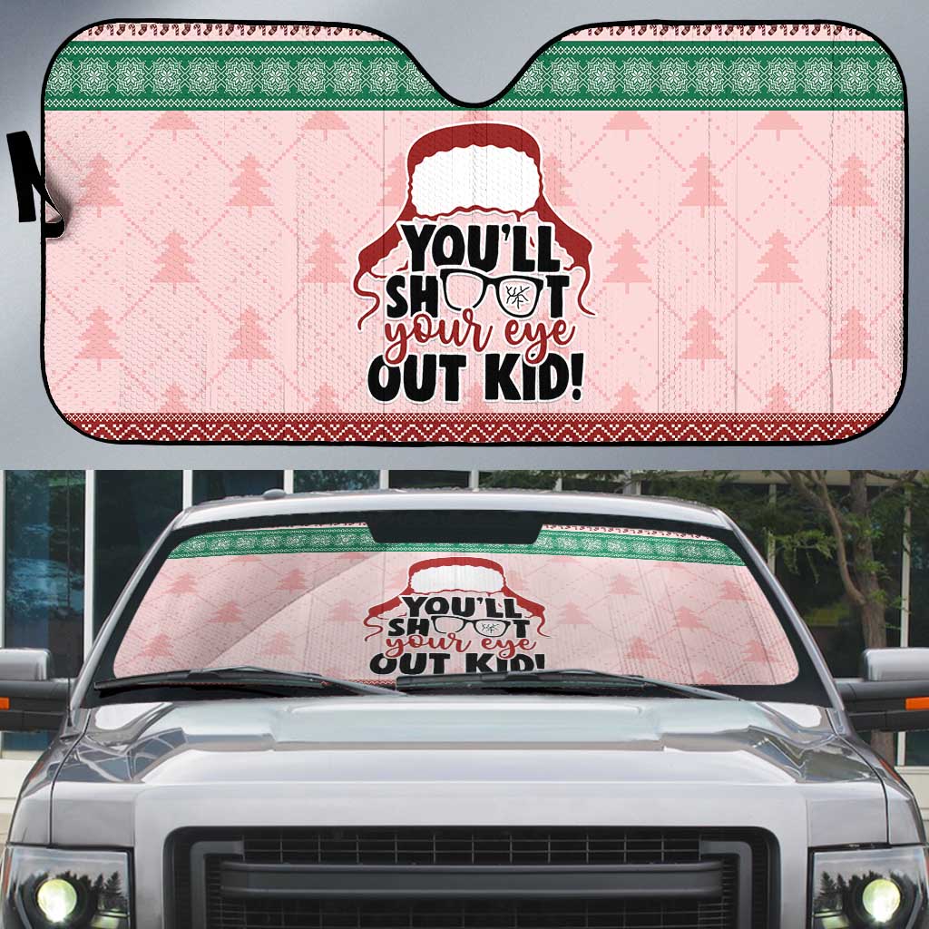 Christmas Story Auto Sun Shade You'll Shoot Your Eye Out - Wonder Print Shop