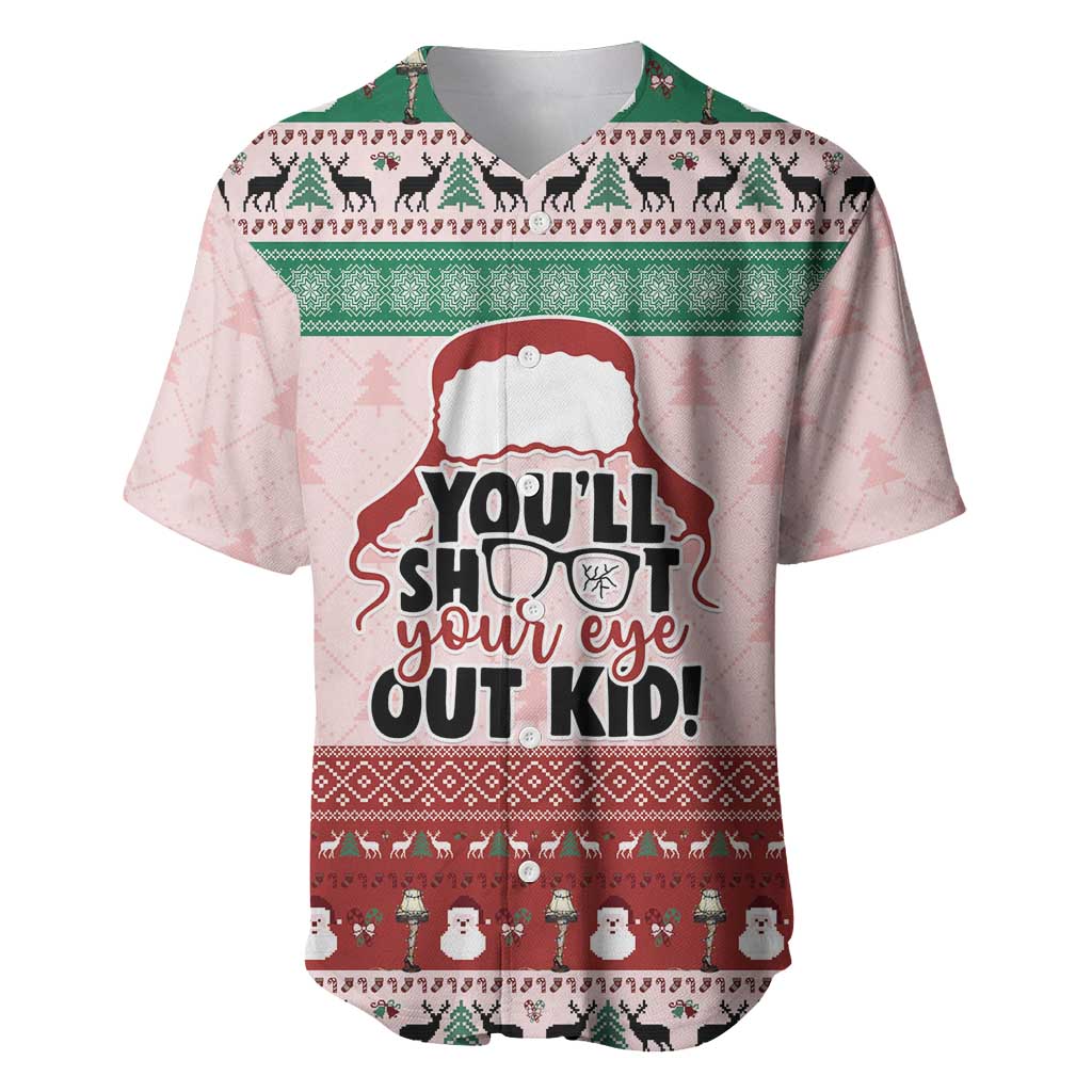 Christmas Story Baseball Jersey You'll Shoot Your Eye Out - Wonder Print Shop
