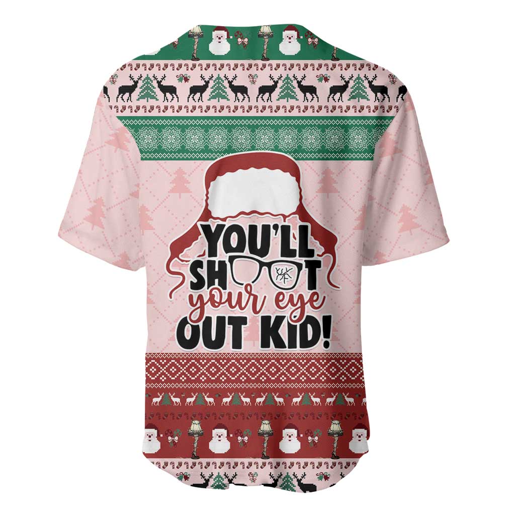 Christmas Story Baseball Jersey You'll Shoot Your Eye Out - Wonder Print Shop