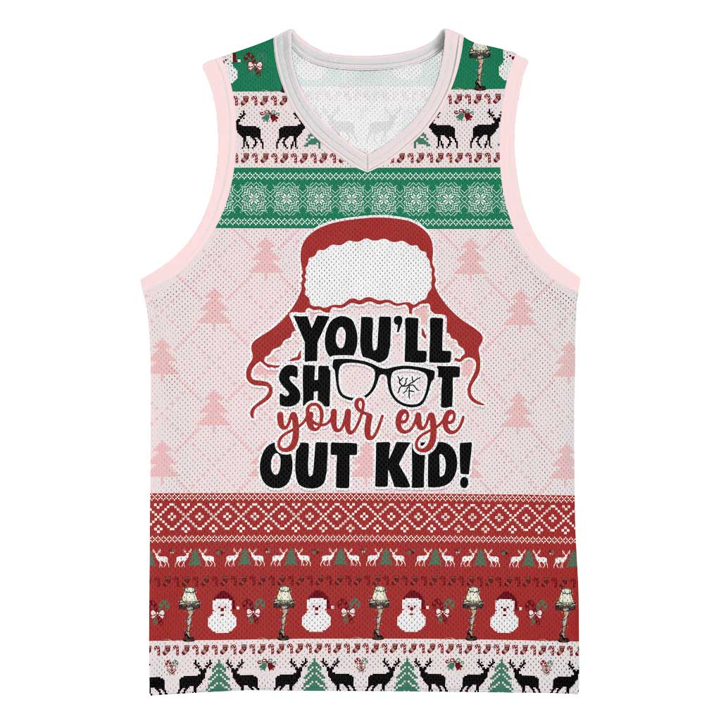 Christmas Story Basketball Jersey You'll Shoot Your Eye Out - Wonder Print Shop