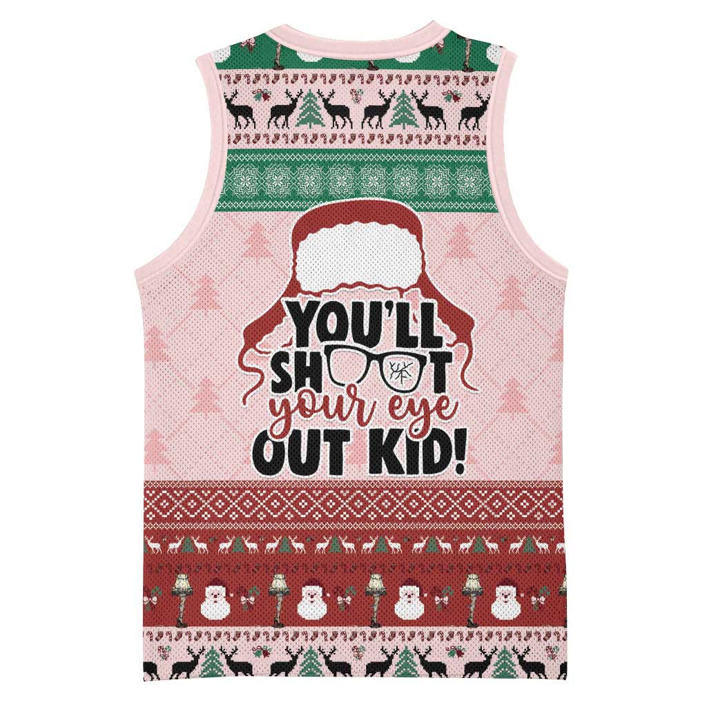 Christmas Story Basketball Jersey You'll Shoot Your Eye Out - Wonder Print Shop