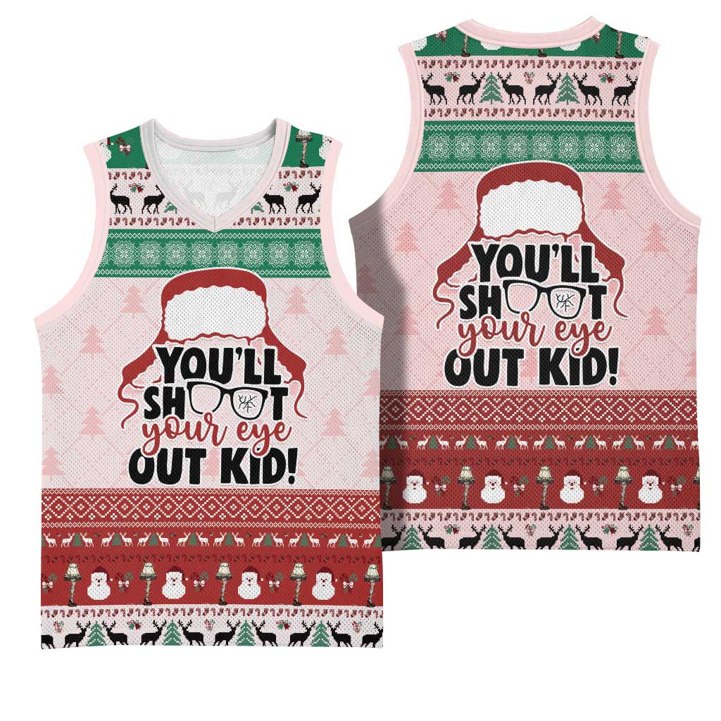 Christmas Story Basketball Jersey You'll Shoot Your Eye Out - Wonder Print Shop