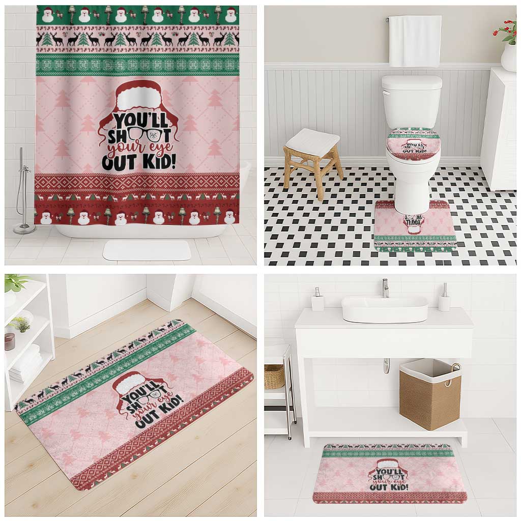 Christmas Story Bathroom Set You'll Shoot Your Eye Out - Wonder Print Shop