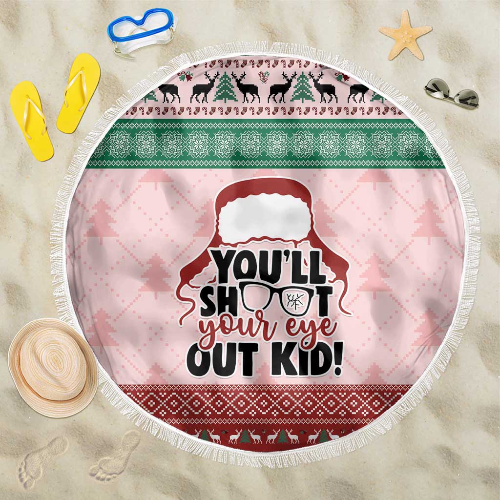 Christmas Story Beach Blanket You'll Shoot Your Eye Out - Wonder Print Shop
