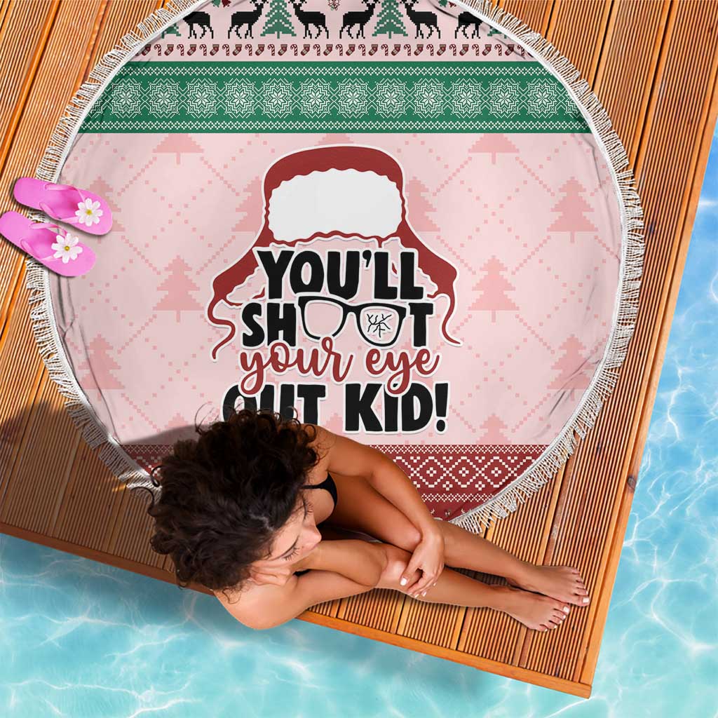 Christmas Story Beach Blanket You'll Shoot Your Eye Out - Wonder Print Shop