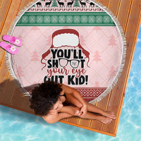 Christmas Story Beach Blanket You'll Shoot Your Eye Out - Wonder Print Shop