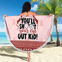 Christmas Story Beach Blanket You'll Shoot Your Eye Out - Wonder Print Shop