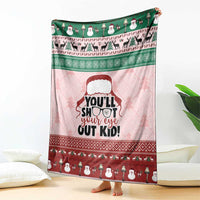 Christmas Story Blanket You'll Shoot Your Eye Out - Wonder Print Shop