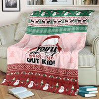 Christmas Story Blanket You'll Shoot Your Eye Out - Wonder Print Shop
