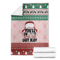 Christmas Story Blanket You'll Shoot Your Eye Out - Wonder Print Shop