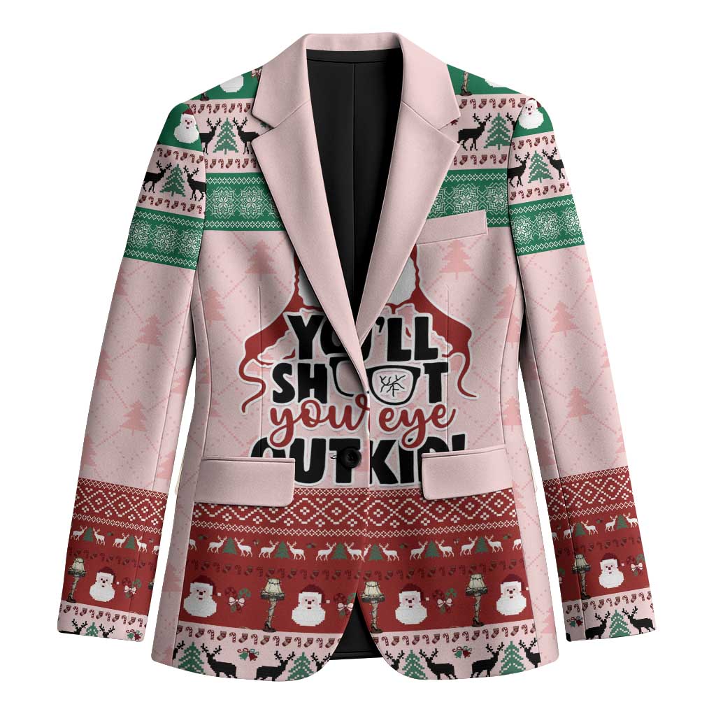 Christmas Story Blazer You'll Shoot Your Eye Out - Wonder Print Shop