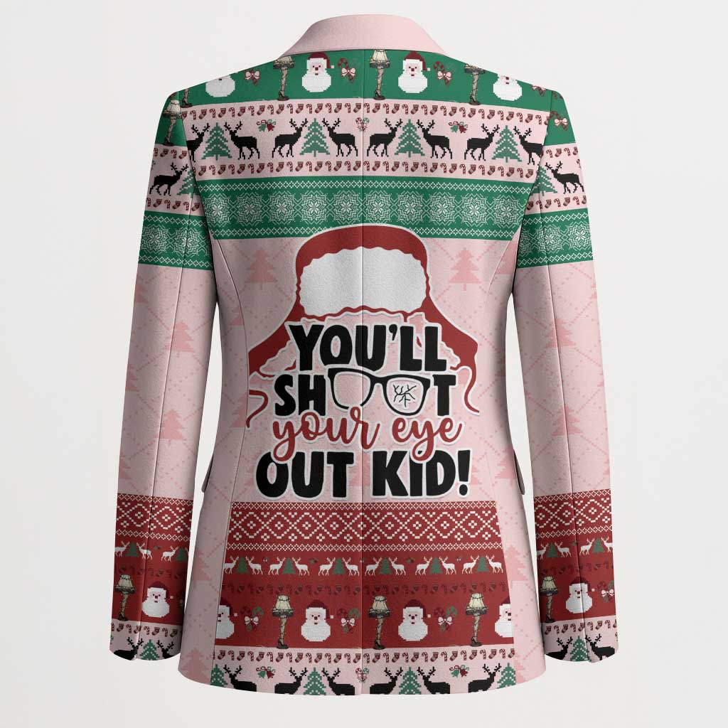 Christmas Story Blazer You'll Shoot Your Eye Out - Wonder Print Shop