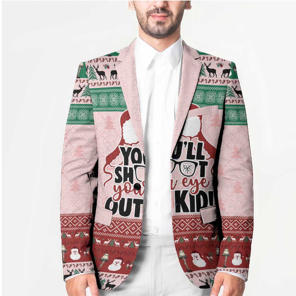 Christmas Story Blazer You'll Shoot Your Eye Out - Wonder Print Shop