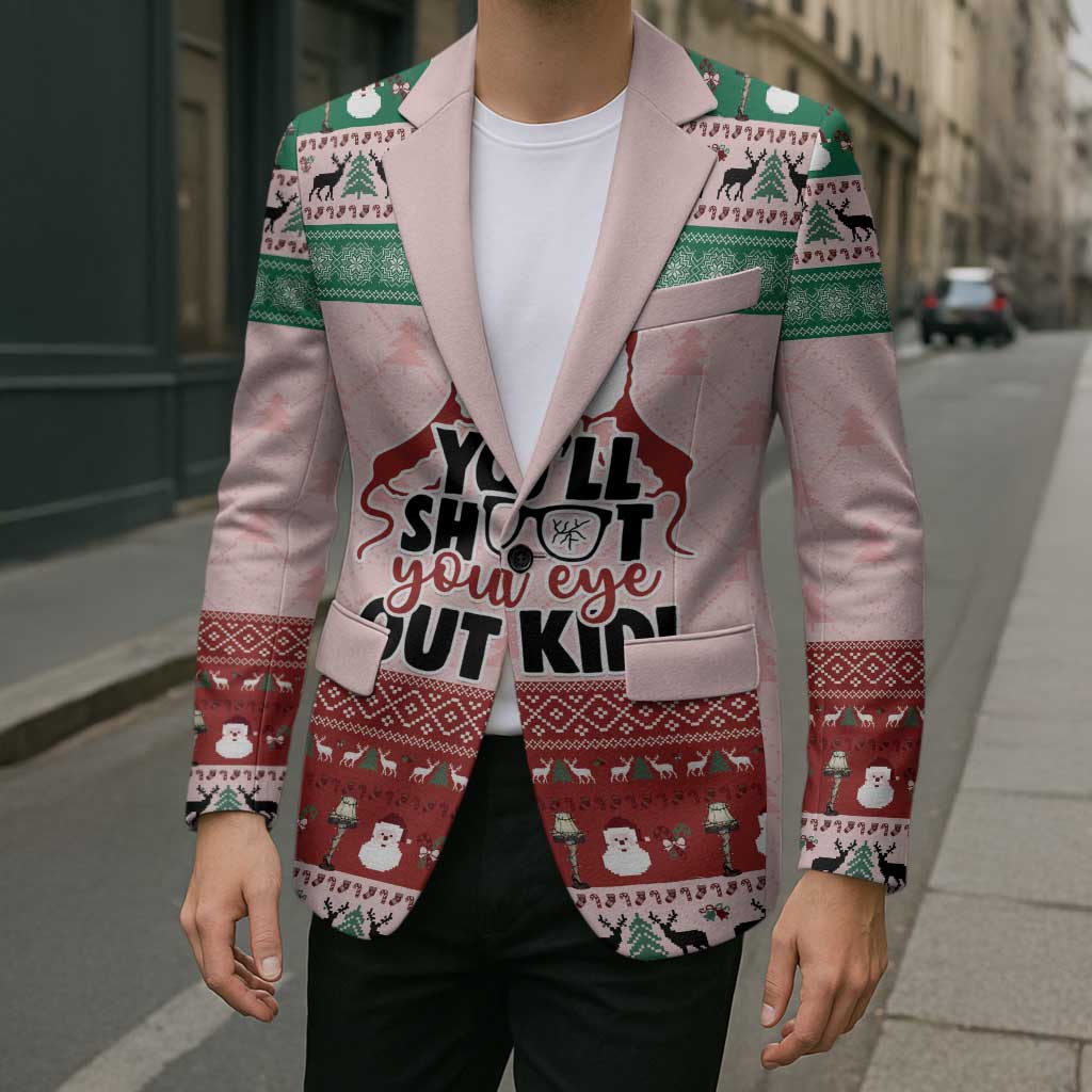 Christmas Story Blazer You'll Shoot Your Eye Out - Wonder Print Shop