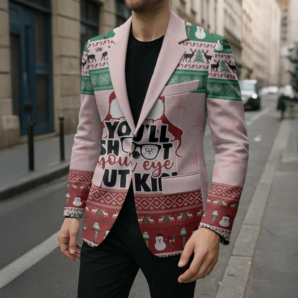 Christmas Story Blazer You'll Shoot Your Eye Out - Wonder Print Shop