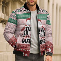 Christmas Story Bomber Puffer Jacket You'll Shoot Your Eye Out - Wonder Print Shop