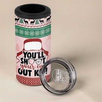 Christmas Story 4 in 1 Can Cooler Tumbler You'll Shoot Your Eye Out - Wonder Print Shop
