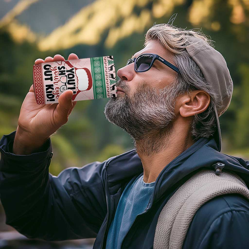 Christmas Story 4 in 1 Can Cooler Tumbler You'll Shoot Your Eye Out - Wonder Print Shop