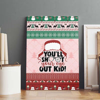Christmas Story Canvas Wall Art You'll Shoot Your Eye Out - Wonder Print Shop