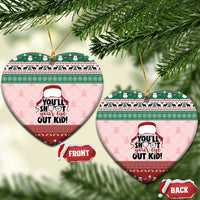Christmas Story Ceramic Ornament You'll Shoot Your Eye Out - Wonder Print Shop