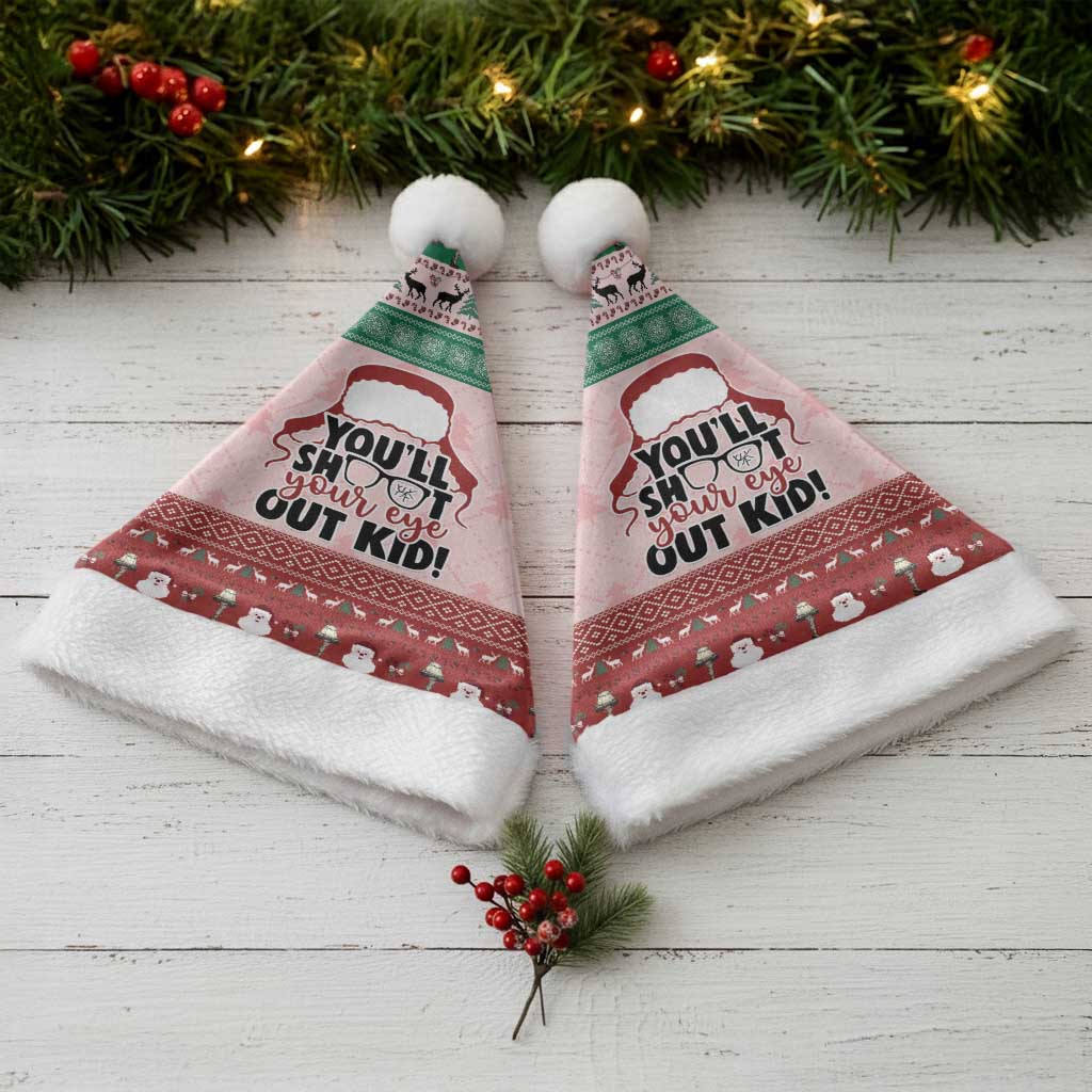 Christmas Story Christmas Santa Hat You'll Shoot Your Eye Out - Wonder Print Shop