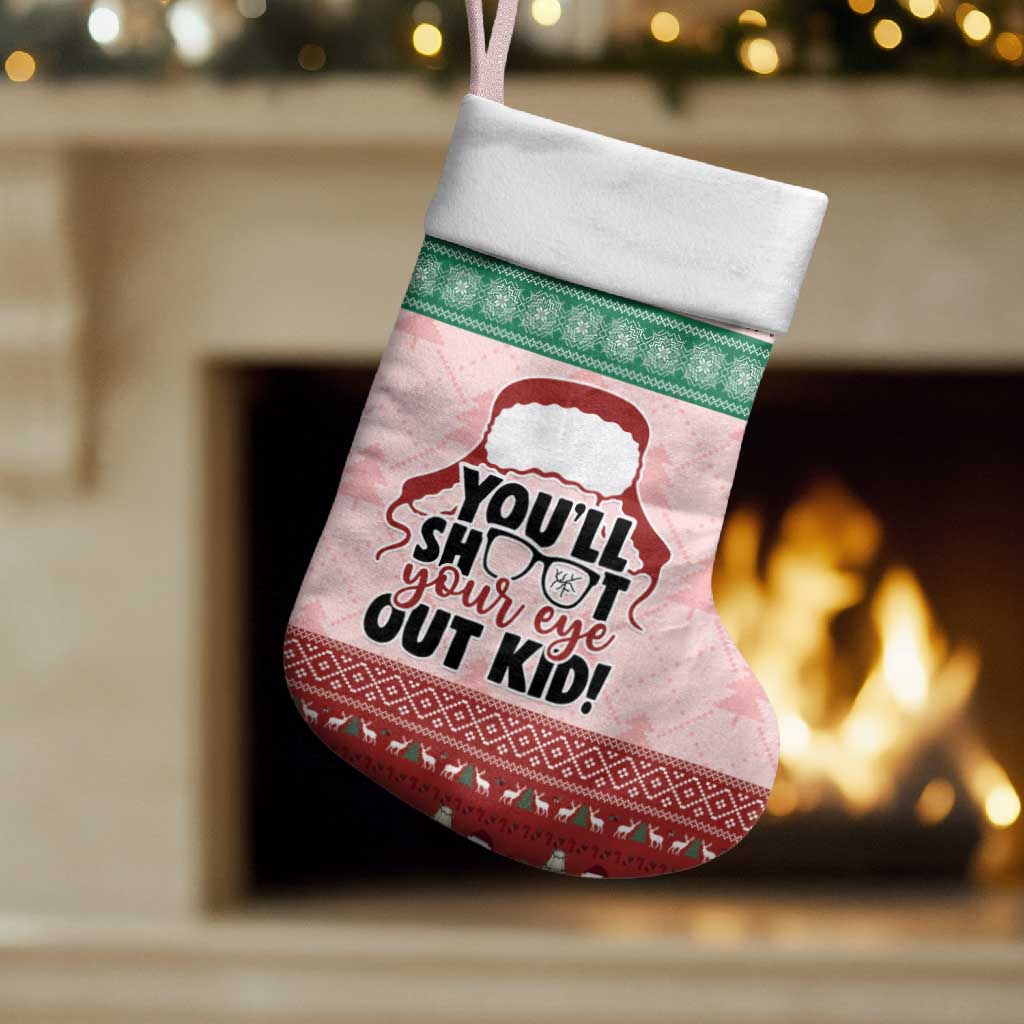 Christmas Story Christmas Stocking You'll Shoot Your Eye Out - Wonder Print Shop
