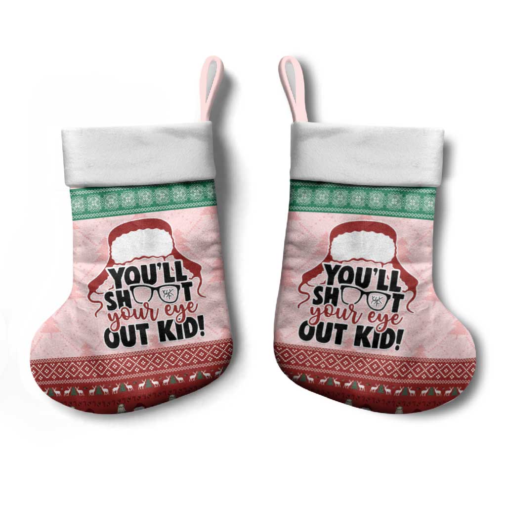 Christmas Story Christmas Stocking You'll Shoot Your Eye Out - Wonder Print Shop
