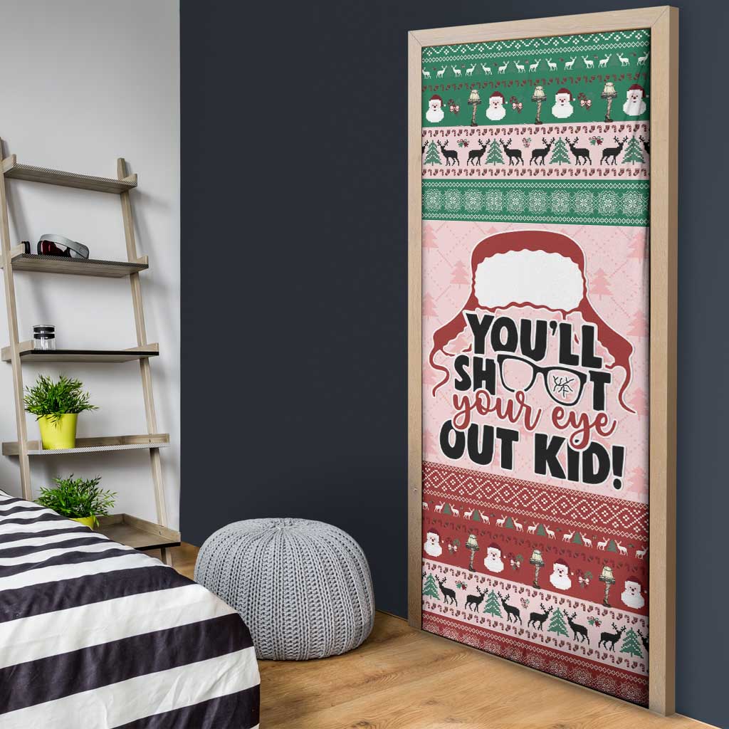 Christmas Story Door Cover You'll Shoot Your Eye Out - Wonder Print Shop