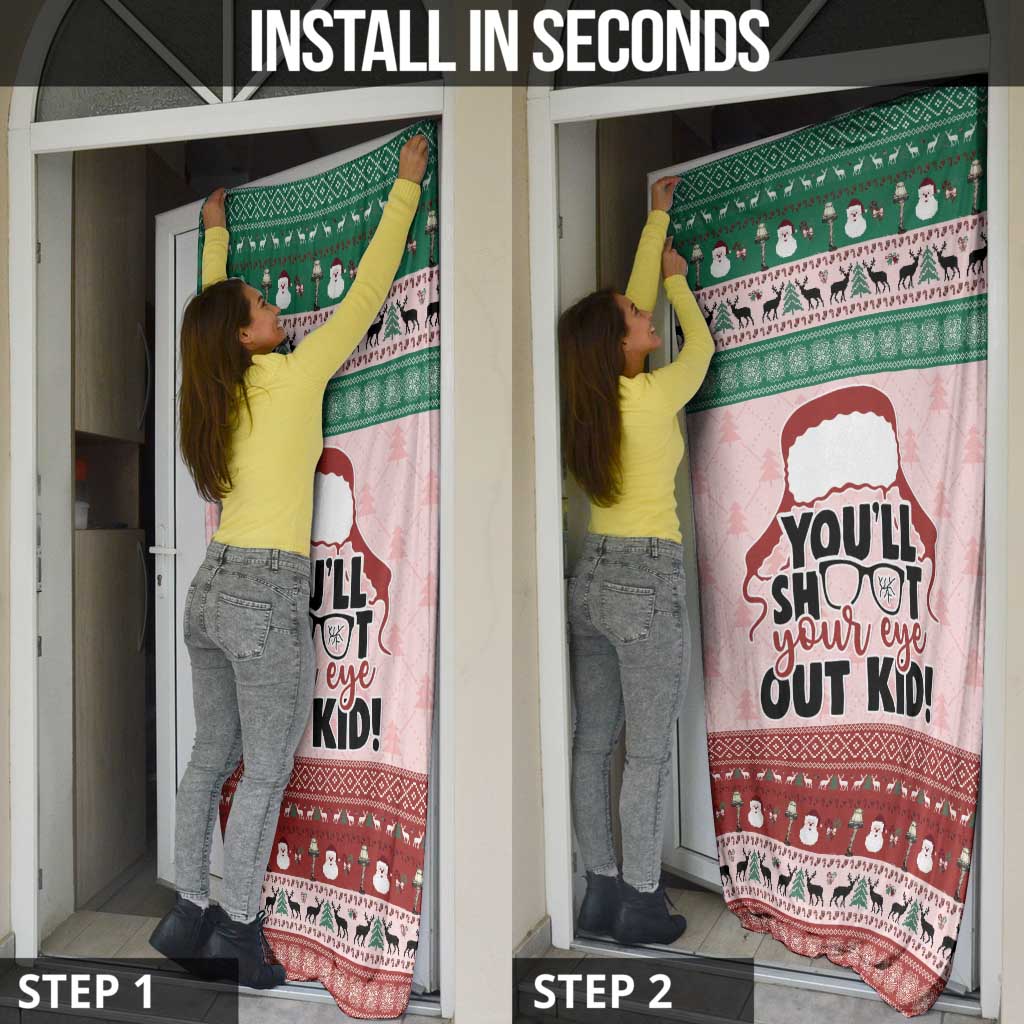 Christmas Story Door Cover You'll Shoot Your Eye Out - Wonder Print Shop