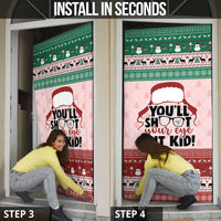 Christmas Story Door Cover You'll Shoot Your Eye Out - Wonder Print Shop