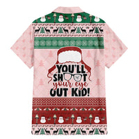 Christmas Story Family Matching Mermaid Dress and Hawaiian Shirt You'll Shoot Your Eye Out - Wonder Print Shop