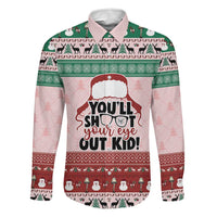 Christmas Story Family Matching Summer Maxi Dress and Hawaiian Shirt You'll Shoot Your Eye Out - Wonder Print Shop