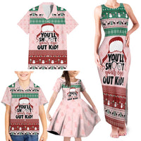 Christmas Story Family Matching Tank Maxi Dress and Hawaiian Shirt You'll Shoot Your Eye Out - Wonder Print Shop