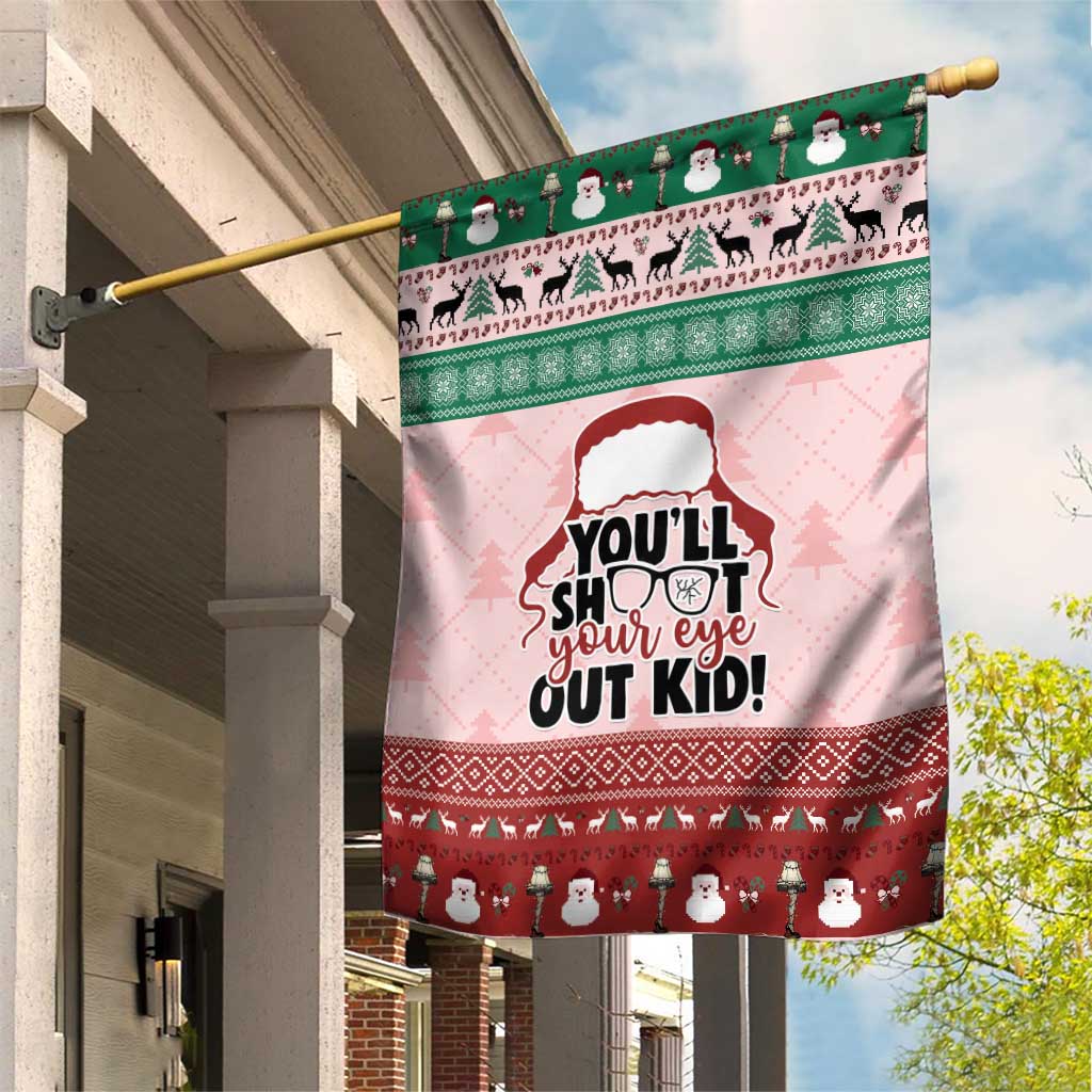 Christmas Story Garden Flag You'll Shoot Your Eye Out - Wonder Print Shop