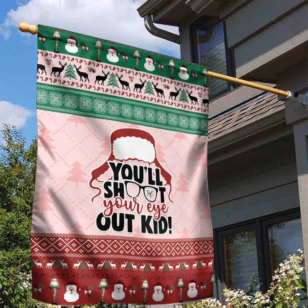 Christmas Story Garden Flag You'll Shoot Your Eye Out - Wonder Print Shop