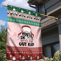 Christmas Story Garden Flag You'll Shoot Your Eye Out - Wonder Print Shop