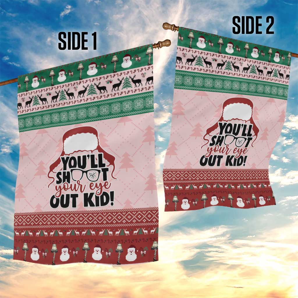 Christmas Story Garden Flag You'll Shoot Your Eye Out - Wonder Print Shop