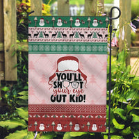 Christmas Story Garden Flag You'll Shoot Your Eye Out - Wonder Print Shop