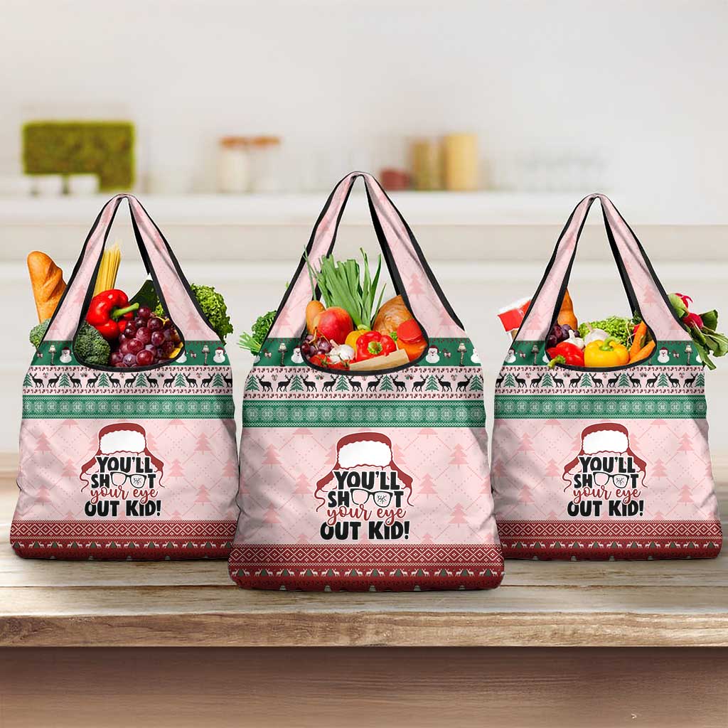 Christmas Story Grocery Bag You'll Shoot Your Eye Out - Wonder Print Shop